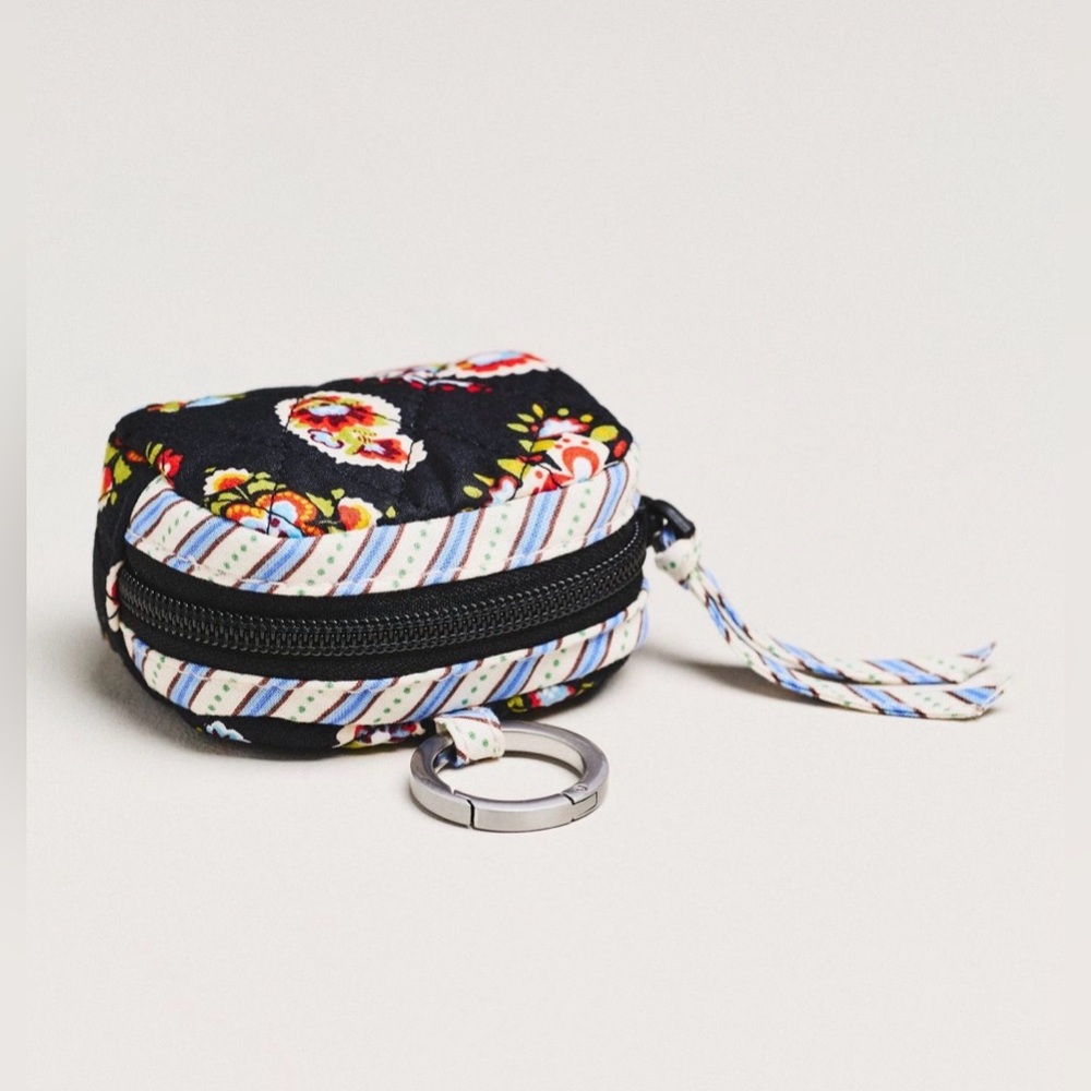 NWT Vera Bradley for Anthropologie Earbud Rounded Case Bag Charm - Picture 2 of 4